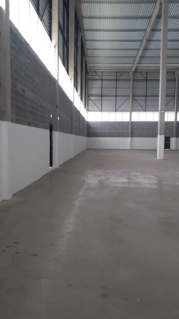 Pintura de paredes em galpão — Almeida Reis